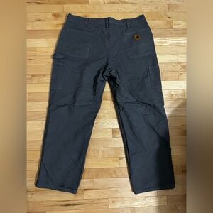 Carhartt Men's Dark Gray Lined Cargo Pants NWOT